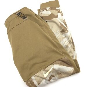 Nike Therma Fit Camo Jogger Pants Men's Size M Brown Fleece Tapered DQ6618-242